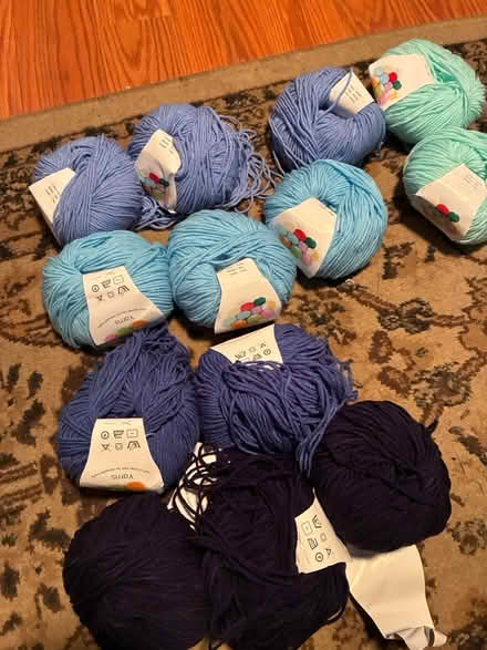 Photo of free Cotton and acrylic yarn (Taunton, Ma) #1