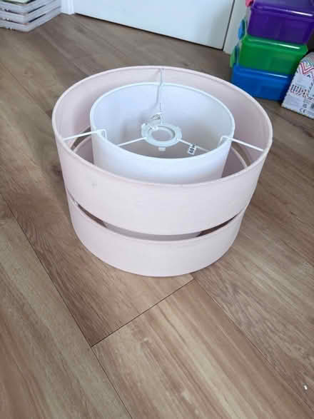 Photo of free Pink lampshade (Southdown BA2) #1