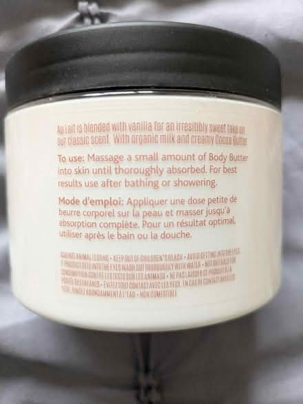 Photo of free Au lait body cream (Yoker G14) #3
