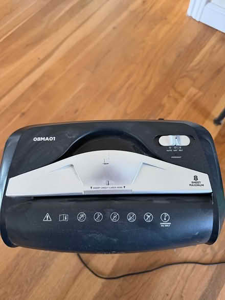 Photo of free Paper Shredder (Los Gatos) #1