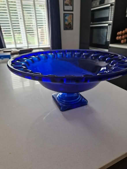 Photo of free Blue glass bowl (Windsor SL4) #1