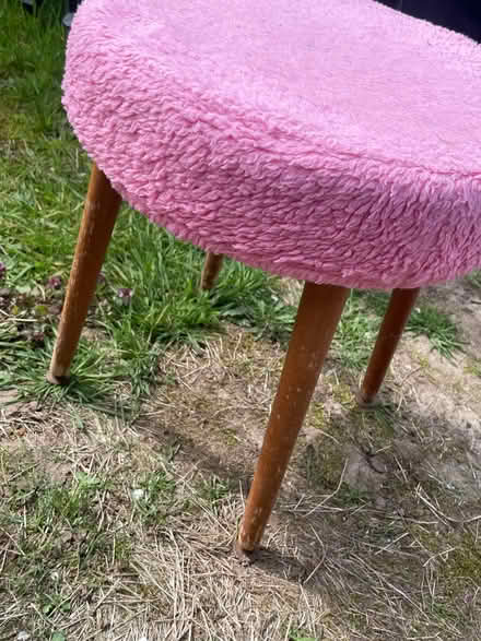 Photo of free Pink fuzzy stool (AL2 / SG6) #1