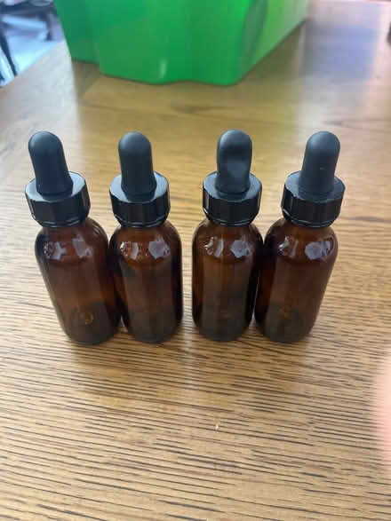 Photo of free 4 x Small Dropper bottles (First Avenue. Hove.) #1