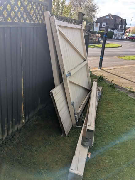 Photo of free Large Wooden Driveway & Side Gates + Posts and Hardware (Chapel Allerton LS7) #1