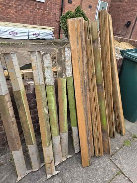 Photo of free GardeFence,Posts & Timber Boards – Approx. 3m Run (N12) (North Finchley N12) #1