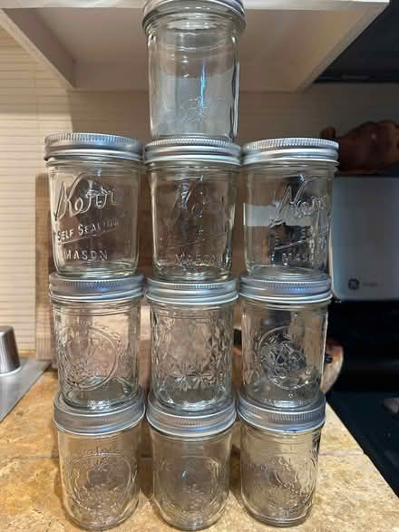 Photo of free Eight Oz. Ball & Kerr Mason Jars (Sir Francis Drake near Redhill) #1