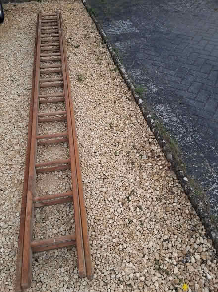 Photo of free Wooden extendable ladder (Northcourt OX14) #1