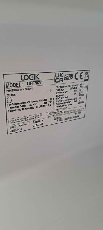 Photo of free LOGIK Fridge freezer drawers (Conniburrow MK14) #1