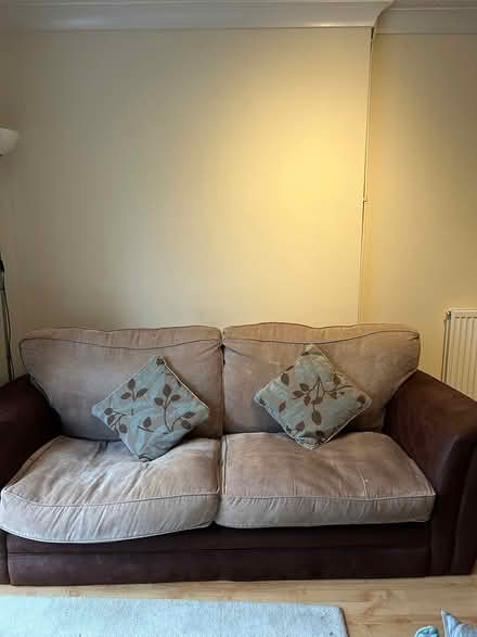 Photo of free Large 3 seater sofa (Peterborough) #1