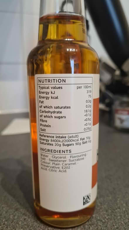 Photo of free Hazelnut flavour syrup (Brick lane E1 6S) #3