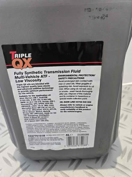 Photo of free Transmission fluid (Banstead, SM7 2) #2