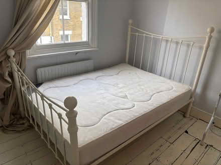Photo of free Double bed frame and mattress (Fulham SW6) #1