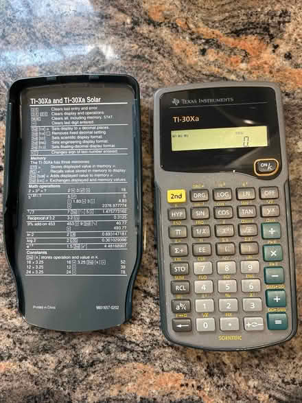 Photo of free Calculator- Texas Instruments (Off Colesville inside beltway) #1