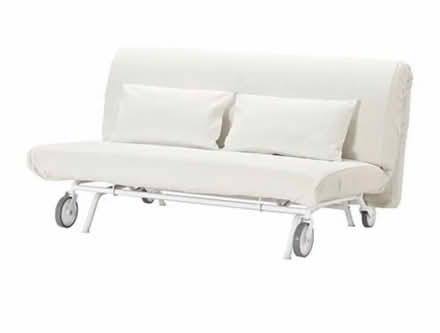 Photo of free White Ikea Lovas sofabed (Stoke Newington N16) #3