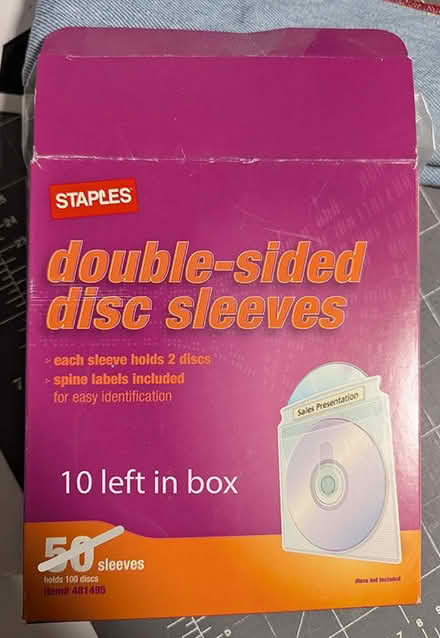 Photo of free CD holders (Midtown) #3