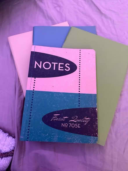 Photo of free 4 empty notebooks (worcester) #1