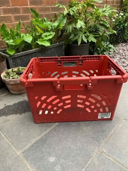 Photo of free Heavy duty red plastic crate (City Centre NR3) #1