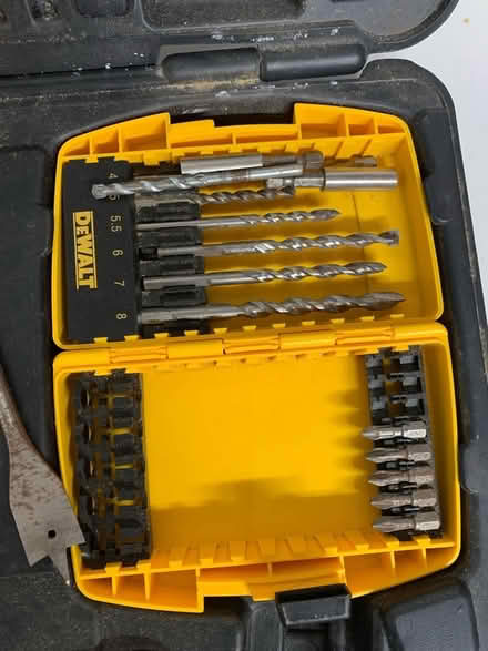 Photo of free De Walt drill bit accessories kit (City Centre NR3) #3
