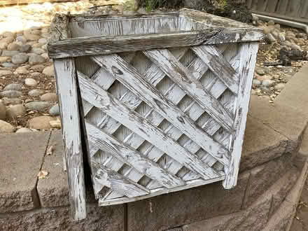 Photo of free Wood planters for patio or yard (Foothill Boulevard Cupertino) #1