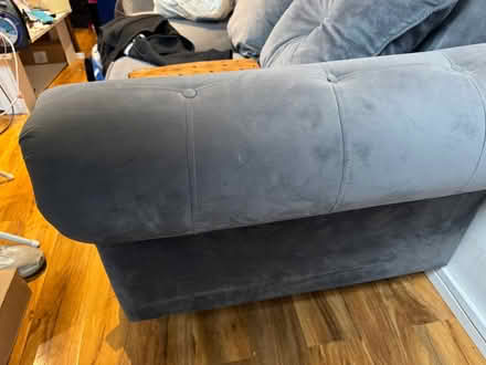 Photo of free Velvet sofa (Hornchurch RM12) #3