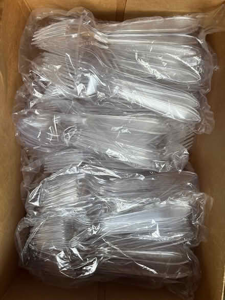 Photo of free 2. Clear plastic forks (Shirley, Croydon) #1
