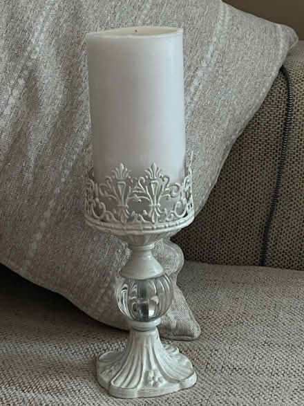 Photo of free Candle and holder (Hemel Hempstead) #1