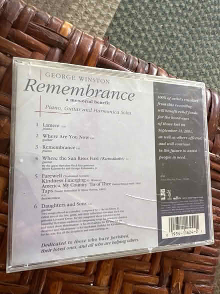 Photo of free George Winston CD (Croton-on-Hudson) #2