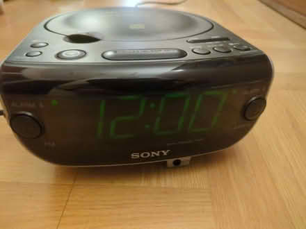 Photo of free Sony Cd clock radio alarm (Boreham, Chelmsford CM3) #2