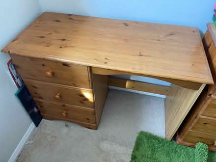 Photo of free Pine Desk (Yateley GU46) #1