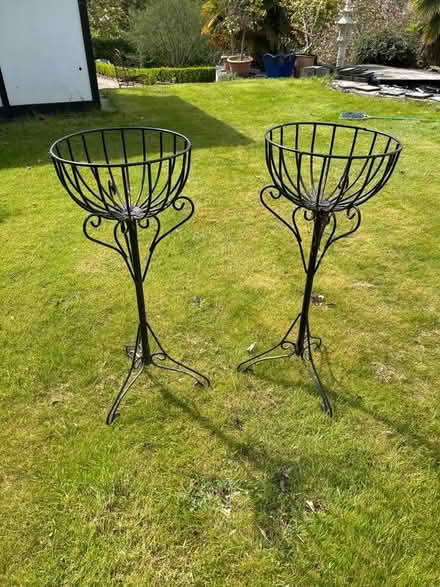 Photo of free Pair of planter stands (Haldens AL6) #1