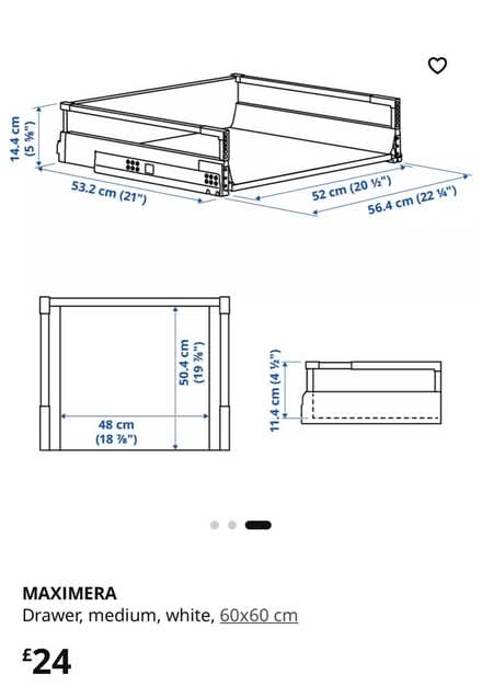 Photo of free X2 Ikea drawers (Standen park house) #4