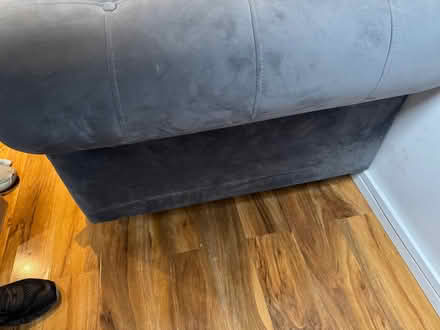 Photo of free Velvet sofa (Hornchurch RM12) #4