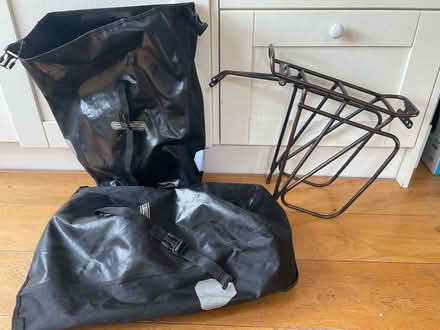 Photo of free Pannier rack and two waterproof pannier bags (Wallands Park BN7) #1