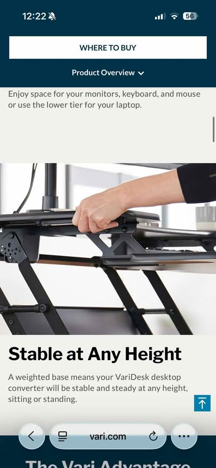 Photo of free Portable Standing Desk (Haggerston E8) #4