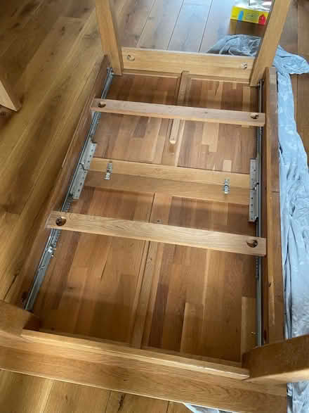 Photo of free Solid oak extending dining table (Wallands Park BN7) #4