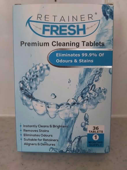 Photo of free Retainer cleaning tablets (Falkland KY15) #1