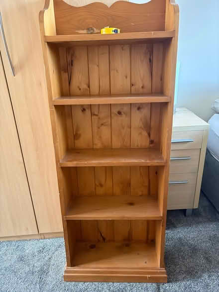 Photo of free Wooden bookshelf (Carnforth) #1