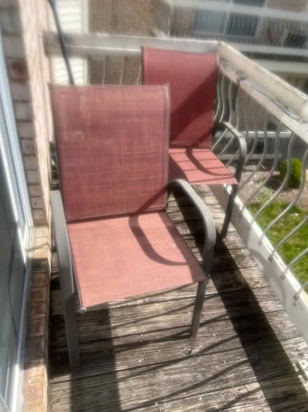 Photo of free Outdoor Chairs (Somerset, NJ) #1