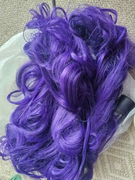 Photo of free Purple hair pieces, color hairspray (Home WR1) #2