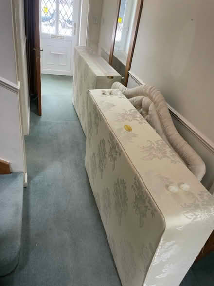 Photo of free Divan floral mattress (AL2 park street) #1