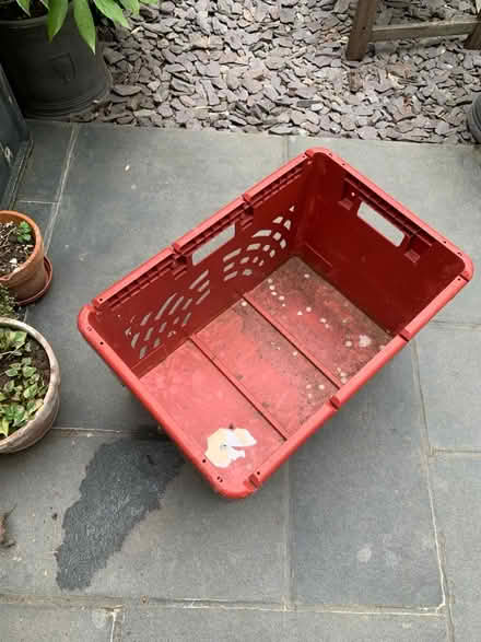 Photo of free Heavy duty red plastic crate (City Centre NR3) #2