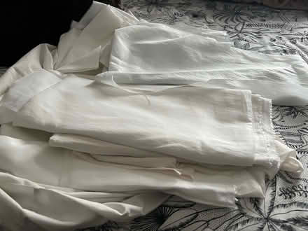 Photo of free Textiles, taffeta, velvet, white cream silver (New Brighton CH45) #4