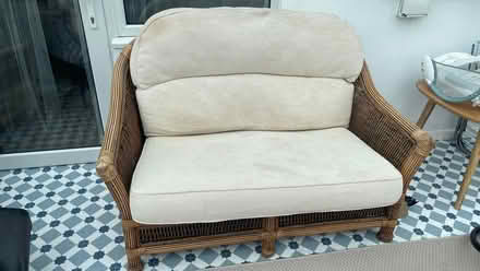 Photo of free Rattan furniture (two arms chairs, two seater and table) (New Oscott B73) #3