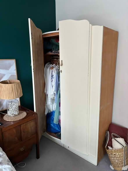 Photo of free Set of 2: wardrobe and chest of drawers, 1960s vintage style (Haringey Heartlands N8) #4
