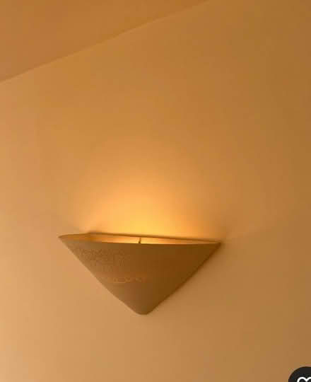 Photo of free Pair of ceramic wall lights (Cardiff) #2