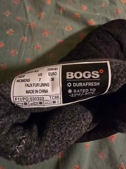 Photo of free 2 Pair Black Bogs Boots (7 & 8) (West 7th) #4