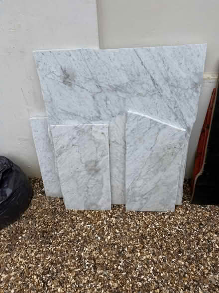 Photo of free 4 pieces of marble unfinished edges (Windsor SL4) #1