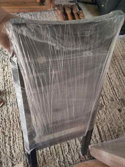 Photo of free Ikea black wooden bar stool (St Ives PE27) #1