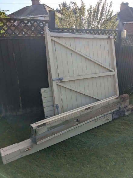 Photo of free Large Wooden Driveway & Side Gates + Posts and Hardware (Chapel Allerton LS7) #2