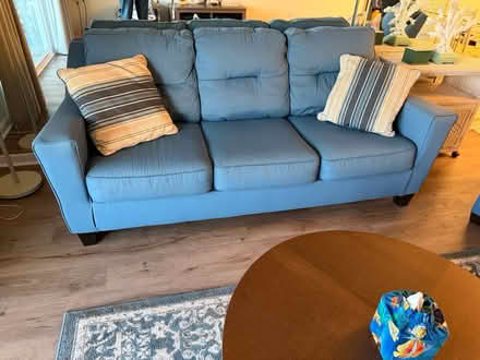 Photo of free Blue Queen Sleeper Sofa (120th Street Ocean City MD) #2
